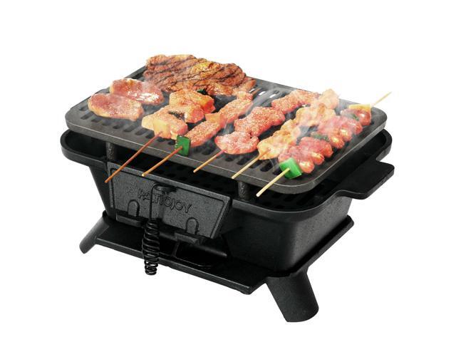 Heavy Duty Cast Iron Tabletop BBQ Grill Stove for Camping Picnic