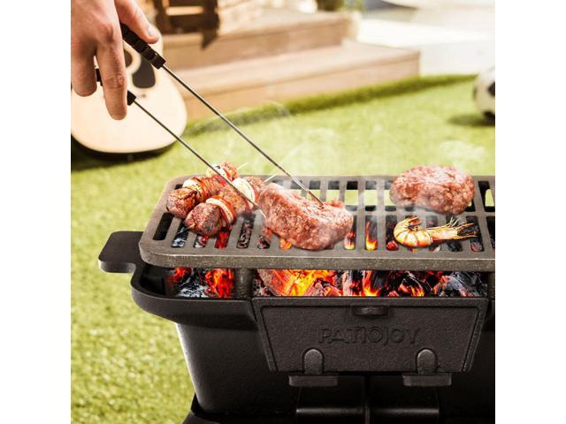 Heavy Duty Cast Iron Tabletop BBQ Grill Stove for Camping Picnic