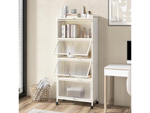 5-Tier Kitchen Baker's Rack with Flip-up PC Doors