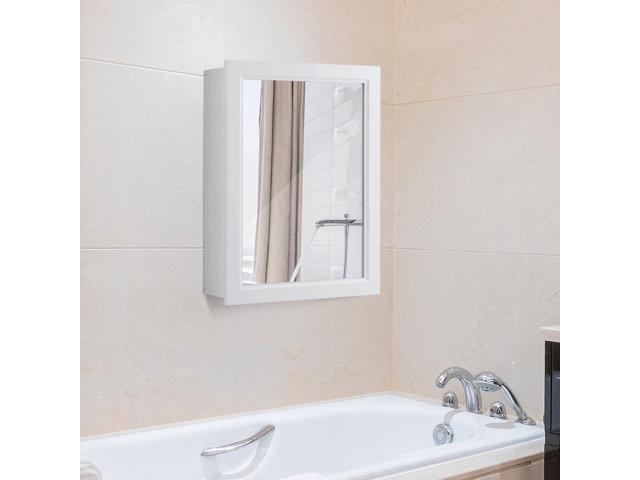 Wall Mounted Adjustable Medicine Storage Mirror Cabinet