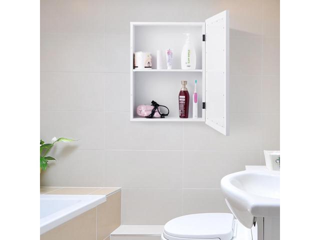 Wall Mounted Adjustable Medicine Storage Mirror Cabinet