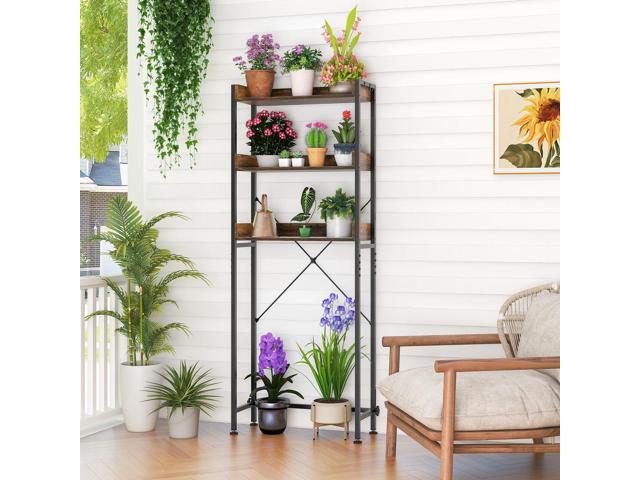 Over The Toilet Storage Rack with Hooks and Adjustable Bottom Bar
