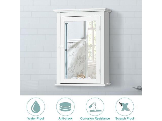 Bathroom Wall Mounted Storage Mirror Medicine Cabinet