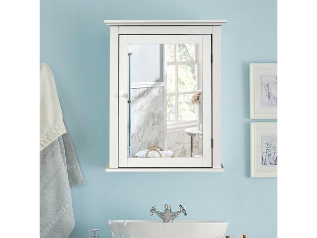 Bathroom Wall Mounted Storage Mirror Medicine Cabinet