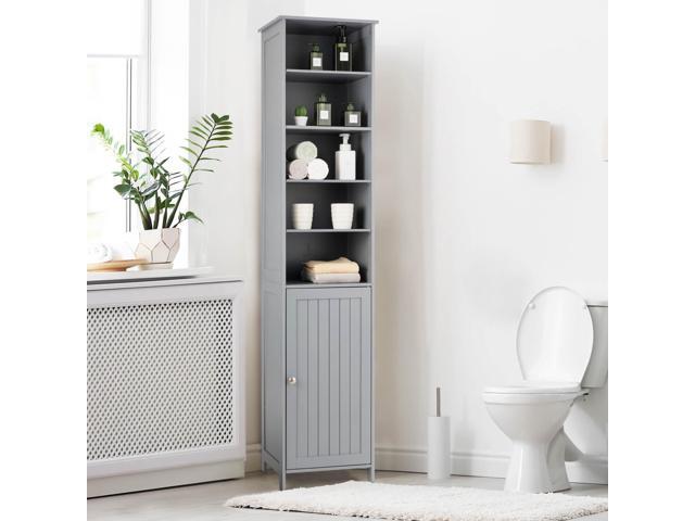72 Inches Free Standing Tall Floor Bathroom Storage Cabinet
