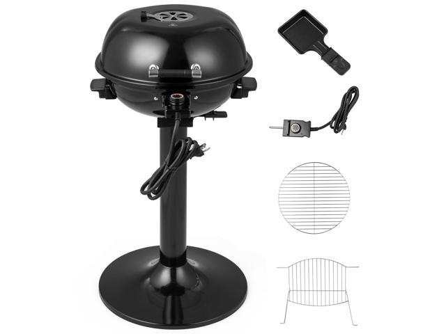 1600W Electric BBQ Grill with Removable Non-Stick Warming Rack