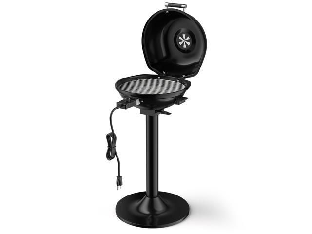 1600W Portable Electric BBQ Grill with Removable Non-Stick Rack