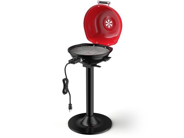 1600W Portable Electric BBQ Grill with Removable Non-Stick Rack