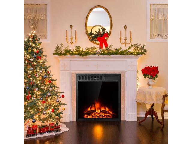 SlickBlue 22.5 Inch Electric Fireplace Insert Freestanding and Recessed Heater