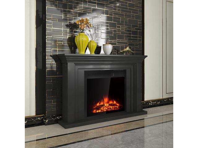 SlickBlue 22.5 Inch Electric Fireplace Insert Freestanding and Recessed Heater