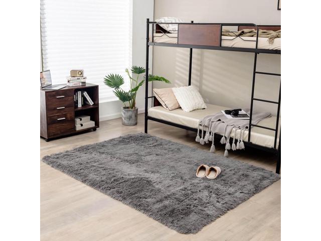 SlickBlue 5 x 7 Feet Modern Rectangular Soft Shag Area Rug for Living Room Bedroom
