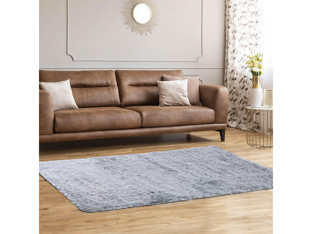 SlickBlue 5 x 7 Feet Modern Rectangular Soft Shag Area Rug for Living Room Bedroom