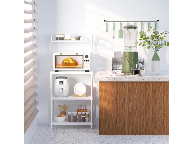 SlickBlue 4-Tier Baker's Rack Stand Shelves Kitchen Storage Rack Organizer