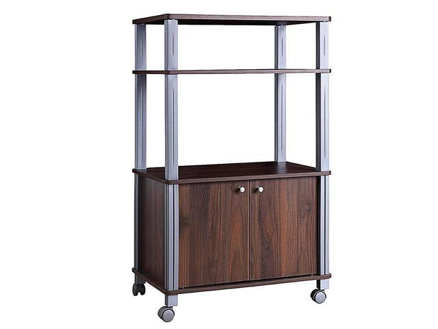 SlickBlue Microwave Rack Stand Rolling Storage Cart