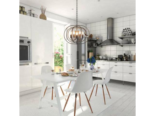 SlickBlue 16' Folding Rotatable Chandelier 5 Lights Metal Ceiling Lamp