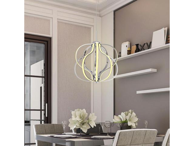 SlickBlue Modern Dimmable Warm White LED Chandelier