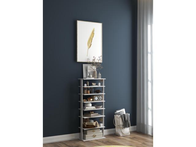 SlickBlue 7-Tier Dual Shoe Rack Free Standing Shelves Storage Shelves Concise