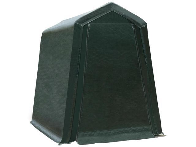 SlickBlue Outdoor Carport Shed with Sidewalls and Waterproof Ripstop Cover-6 x 8 ft