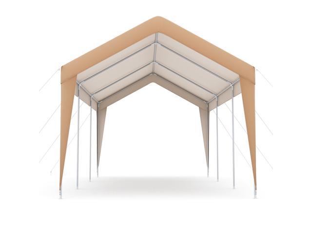 SlickBlue 10 x 20 Feet Patio Heavy Duty All-Weather Carport-without Sidewall