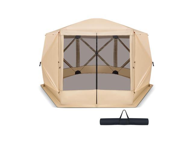 SlickBlue 11.5 X 11.5 FT Pop-up Screen House Tent with Portable Carrying Bag
