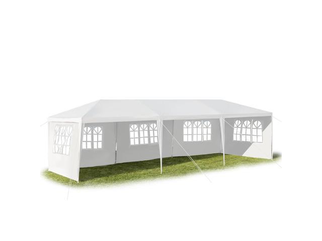 SlickBlue 10 x 30 Feet Canopy Tent with 5 Removable Sidewalls for Party Wedding