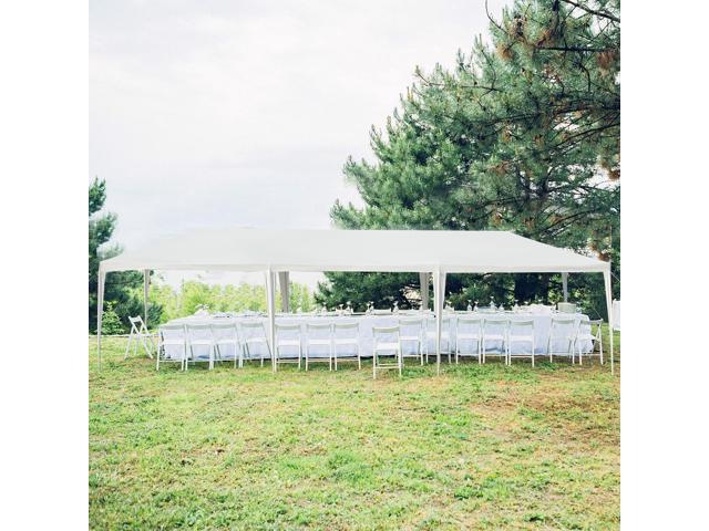 SlickBlue 10 x 30 Feet Canopy Tent with 5 Removable Sidewalls for Party Wedding