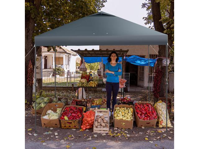 SlickBlue 10 x 10 Feet Foldable Outdoor Instant Pop-up Canopy with Carry Bag