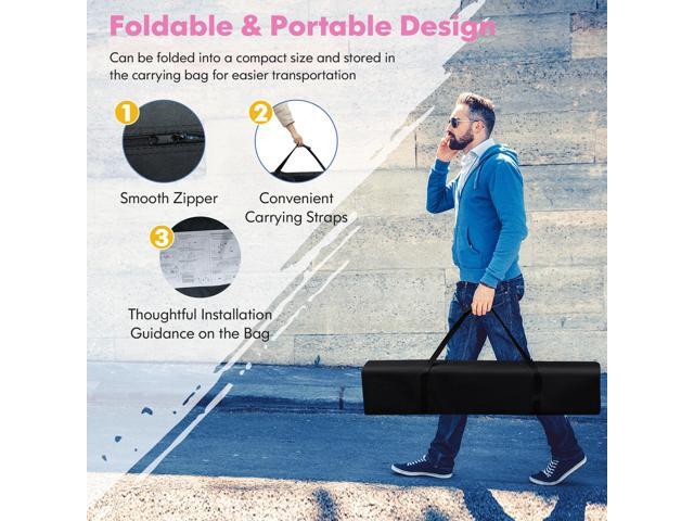 SlickBlue 10 x 10 Feet Outdoor Instant Pop-up Canopy with Carrying Bag