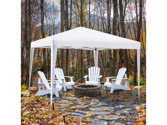 SlickBlue 10 x 10 Feet Outdoor Pop-up Patio Canopy for Beach and Camp
