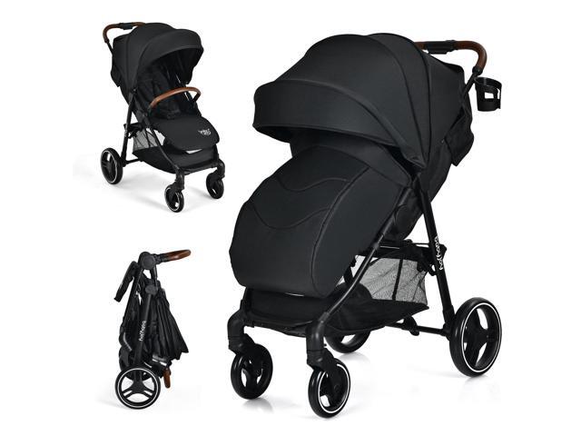 SlickBlue 5-Point Harness Lightweight Infant Stroller with Foot Cover and Adjustable Backrest