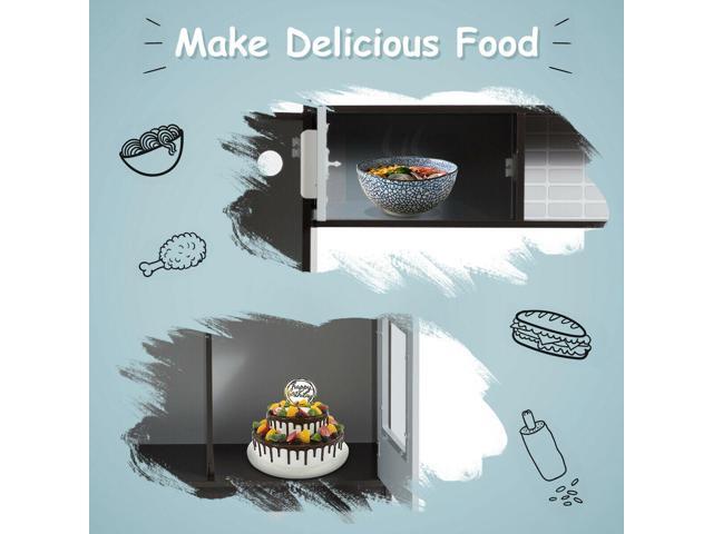 SlickBlue Kids Pretend Play Kitchen Cooking Set with Simulated Sound