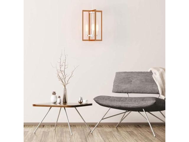 SlickBlue 3-Lights Modern Industrial Hanging Pendant Lamp with Iron Square Lamp Shade