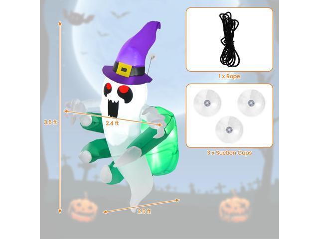 SlickBlue Halloween Inflatable Ghost Broke Out from Window