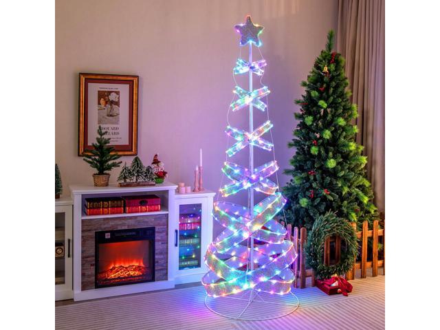 SlickBlue Outdoor Spiral Christmas Tree for Party Xmas New Year Decoration