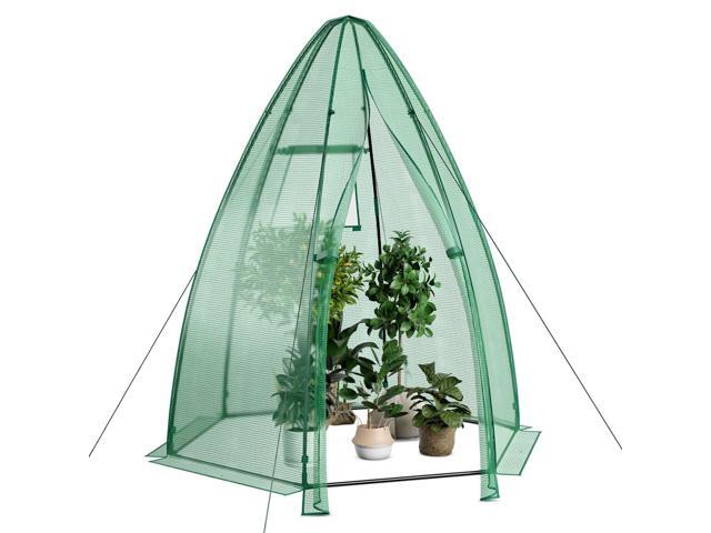 SlickBlue Portable Mini Greenhouse with All-Weather PE Cover