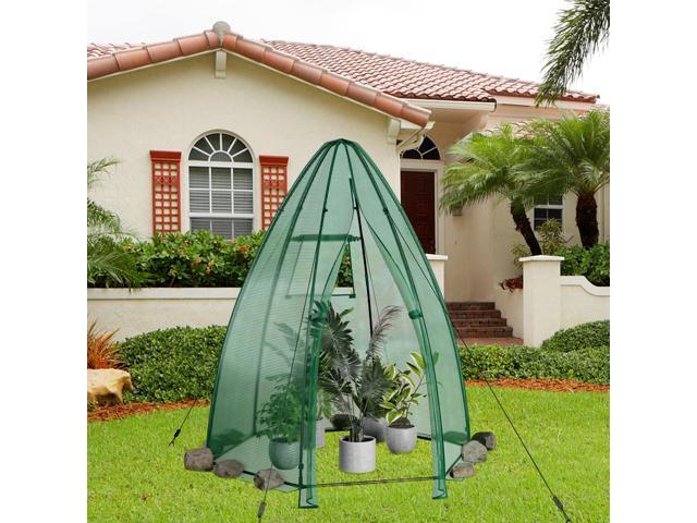 SlickBlue Portable Mini Greenhouse with All-Weather PE Cover