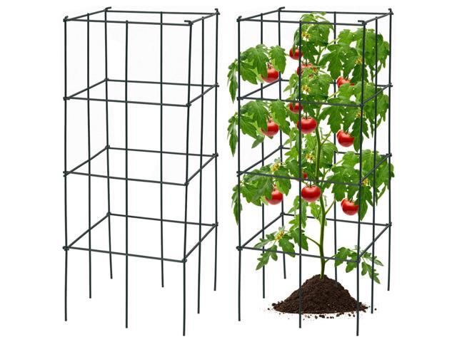SlickBlue 4 Pack Garden Trellis for Climbing Plants for Flower Vegetable