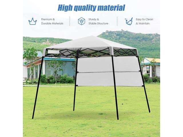 SlickBlue Pop-up Canopy Tent with Carry Bag and 4 Stakes