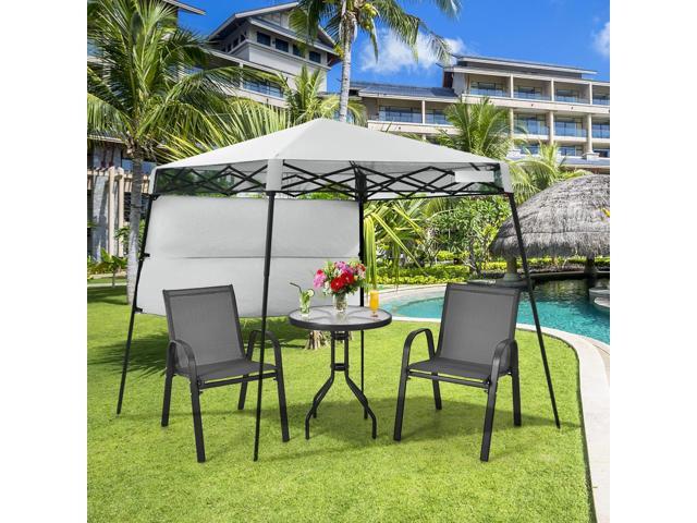 SlickBlue Pop-up Canopy Tent with Carry Bag and 4 Stakes