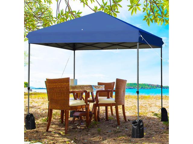 SlickBlue Outdoor Pop up Canopy Tent with Roller Bag