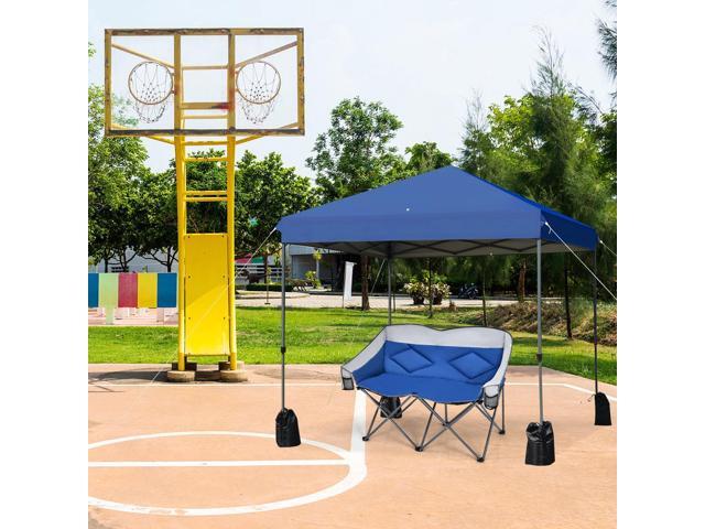 SlickBlue Outdoor Pop up Canopy Tent with Roller Bag
