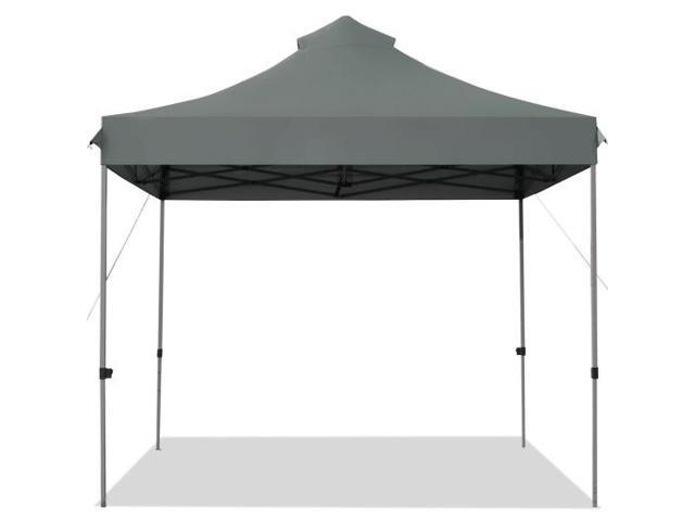 SlickBlue Portable Pop Up Canopy Event Party Tent Adjustable with Roller Bag