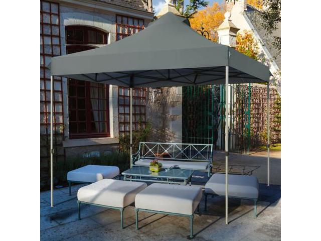 SlickBlue Portable Pop Up Canopy Event Party Tent Adjustable with Roller Bag