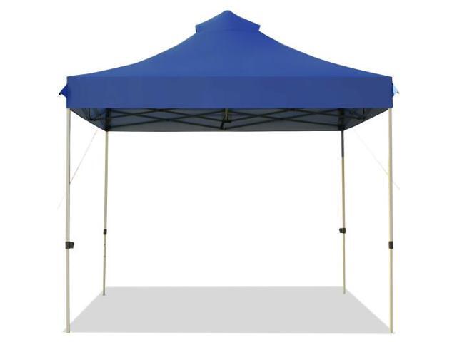 SlickBlue Portable Pop Up Canopy Event Party Tent Adjustable with Roller Bag