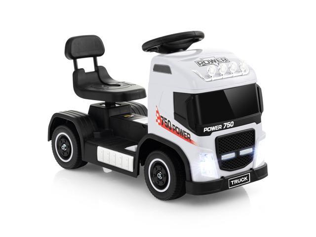 SlickBlue 6V Kids Electric Ride-on Truck with Height Adjustable Seat