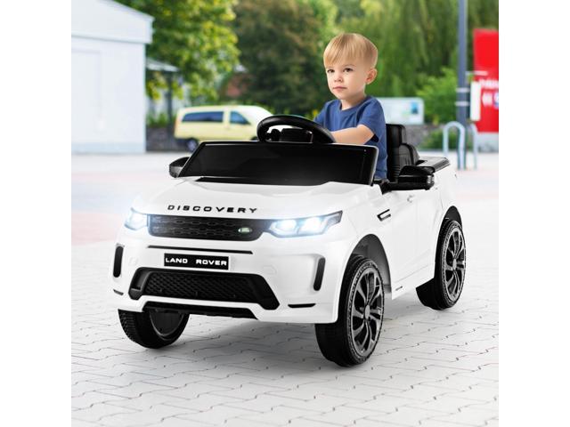 SlickBlue 12V Kids Ride On Car with Remote Control Lockable Doors Slow Start System and LED Lights