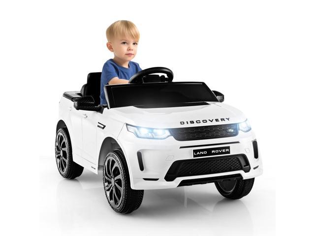 SlickBlue 12V Kids Ride On Car with Remote Control Lockable Doors Slow Start System and LED Lights