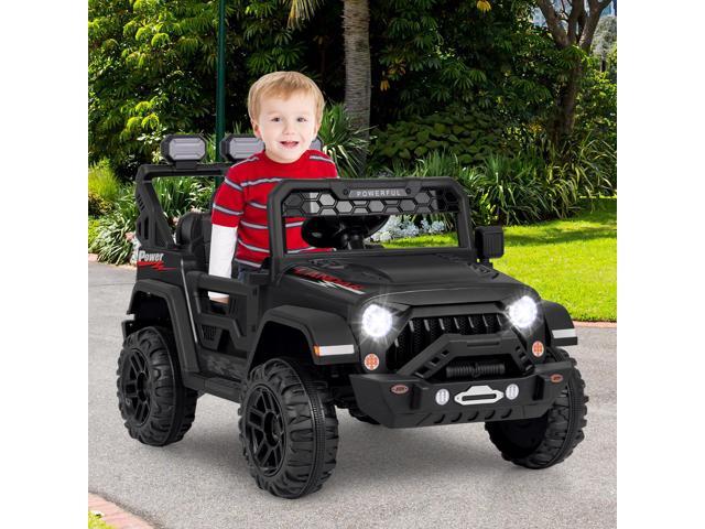 SlickBlue 12V Electric Kids Ride on Truck with Remote Control and Music