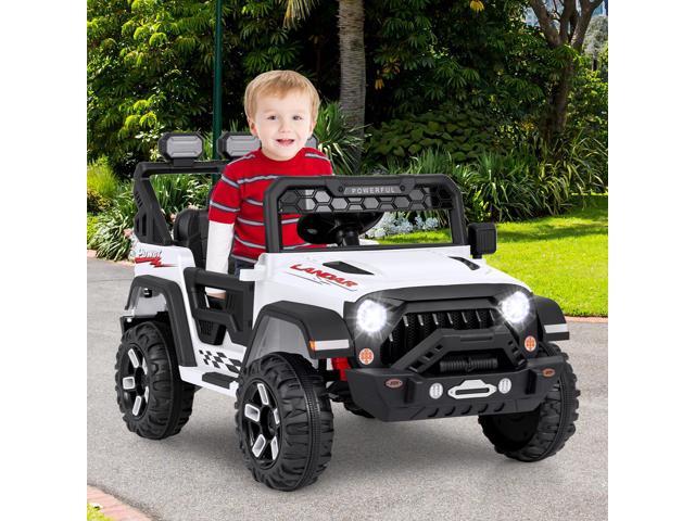 SlickBlue 12V Electric Kids Ride on Truck with Remote Control and Music