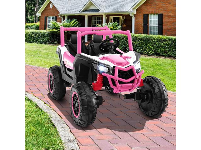 SlickBlue 2-Seater Kids Ride on UTV with 2.4G Remote Control for over 3 Years Old Children